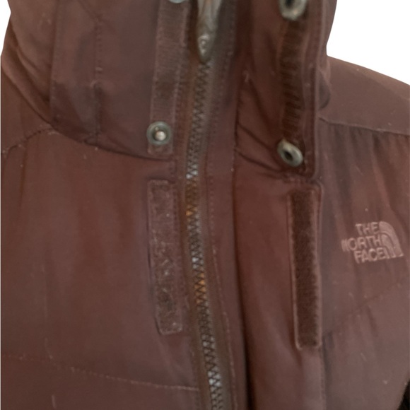 FLASH SALE! The North Face Women's Brown Recco 600 w/faux Fur Hood, Small - Picture 5 of 10